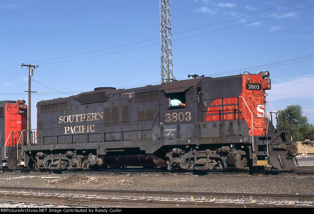 SP 3803 at Roseville Yard